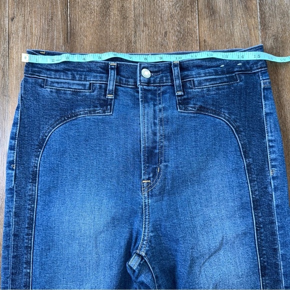 Gap 70s flare high rise jeans Blue 29 8 Tall Long - Picture 7 of 13